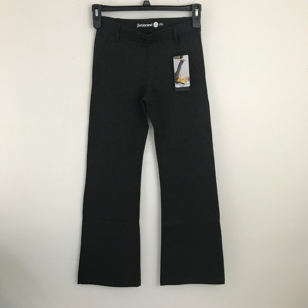 Betabrand Dress Pant Yoga Boot Cut Gray XS Petite - Picture 3 of 8